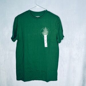 Goodfellow & Co Green Earth Day Plant Planet Graphic Tee M